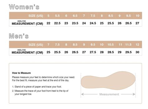 huarache sizing guide